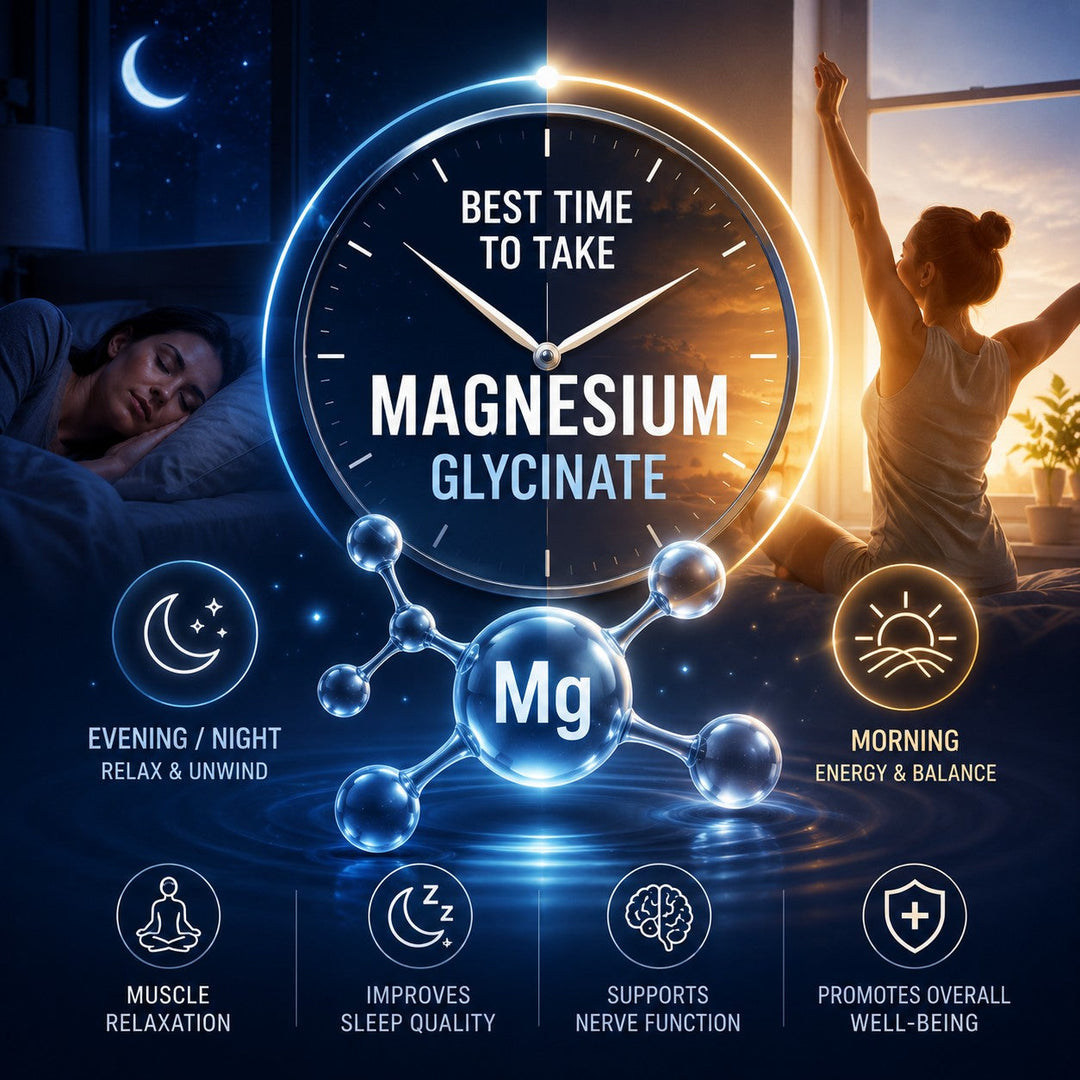 Best time to take magnesium glycinate - supplement timing guide for sleep and recovery