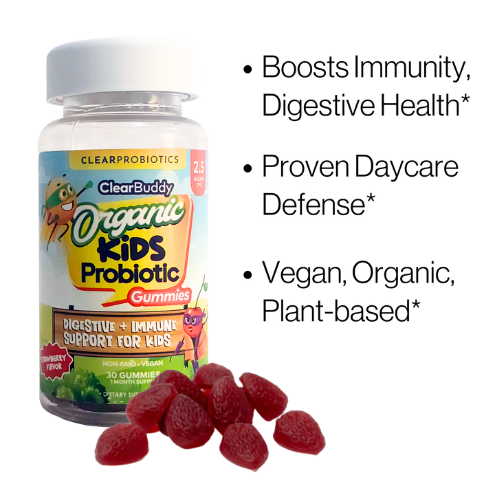Clear Buddy Organic Kids Probiotic Gummies