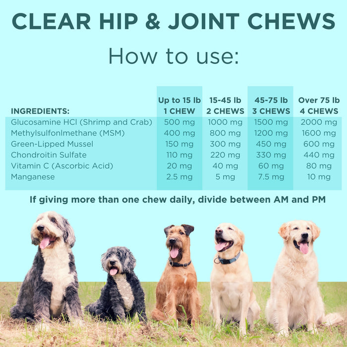 Clear Hip & Joint Health for Dogs