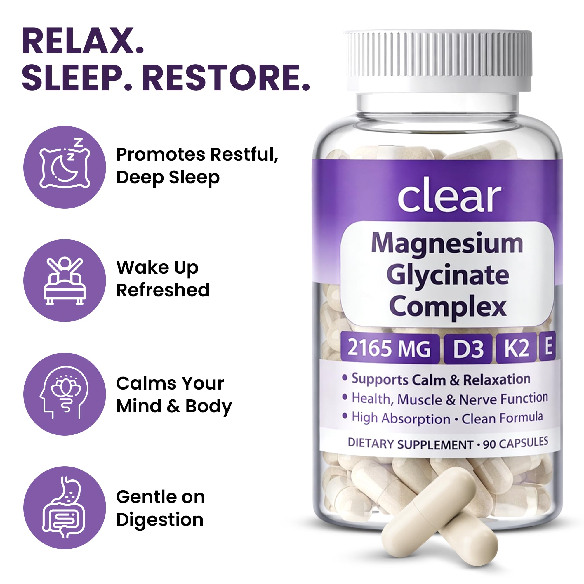 Clear Magnesium Glycinate ingredients