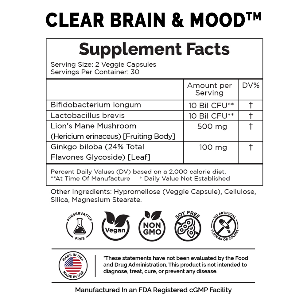 Clear Brain & Mood + Clear Gut & Immunity Bundle