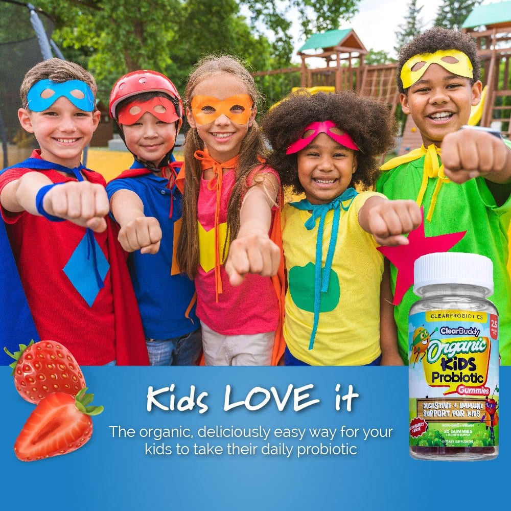 best Clear Buddy Kids Organic Probiotic Gummies supplements | Clear Probiotics