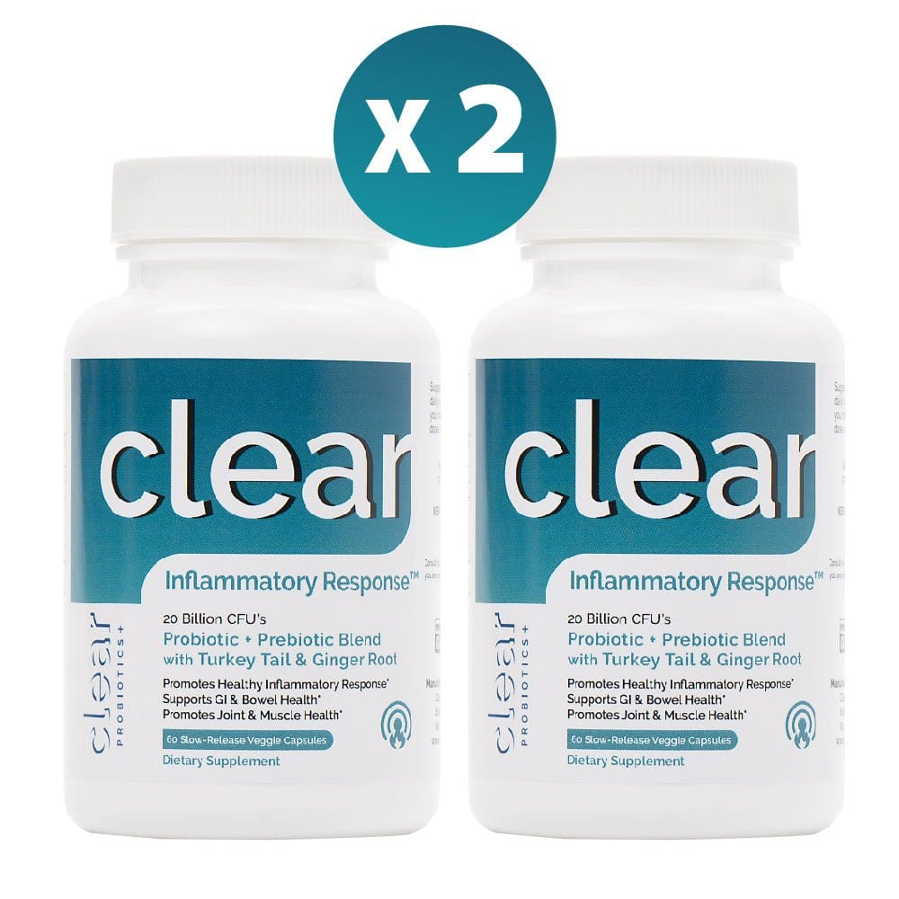 best Clear Inflammatory Response Probiotic Blend 2-Pack Probiotics Plus | Clear Probiotics